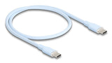 Delock 81233 Cable Usb 2.0 Usb Type-C Macho A Macho Pd 3.0 60 W 0,5 M Azul Silicona