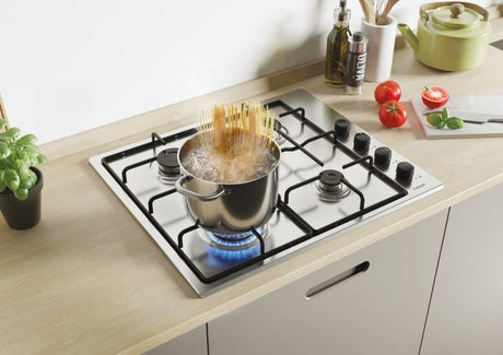 EAN 8059019059112 - Candy Smart CHW6LBX/4U Acero inoxidable Integrado 60 cm Encimera de gas 4 zona(s) imagen 3