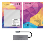 Hub Usb-C/M A 4xusb-C/H + Usb-C Pd 100w 10 Cm