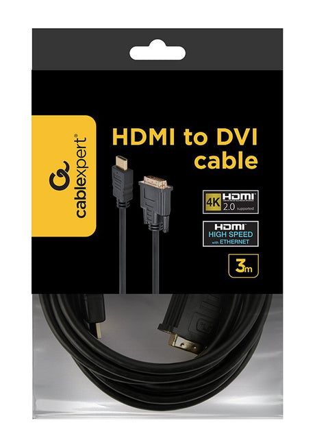 EAN 8716309043441 - Gembird 3m, HDMI/DVI, M/M DVI-D Negro imagen 4