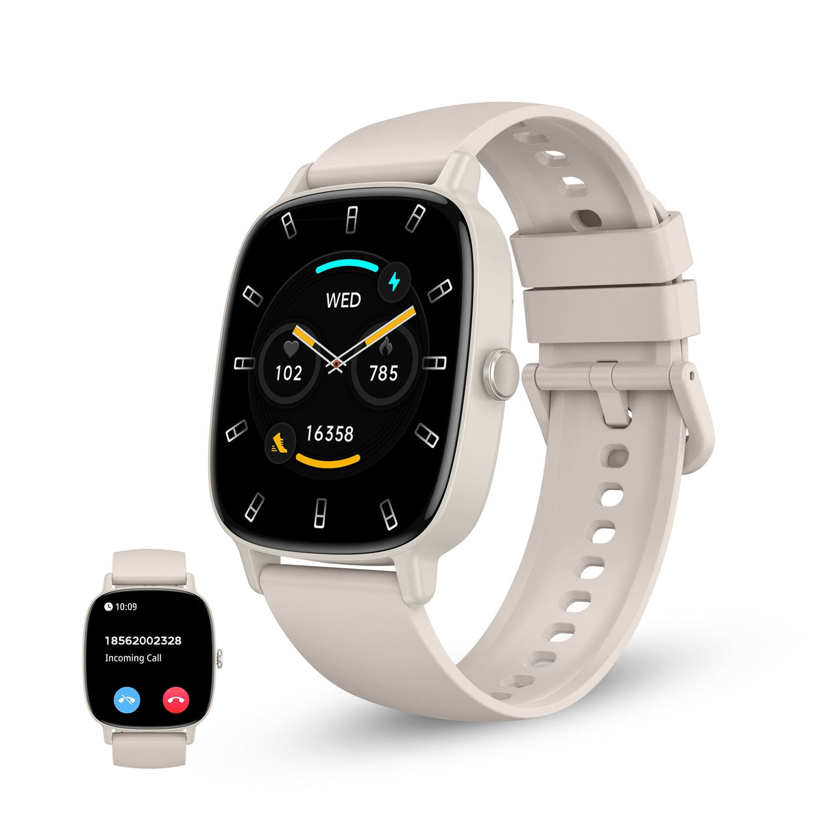 Ksix Pulse Beige Smartwatch 1.83"