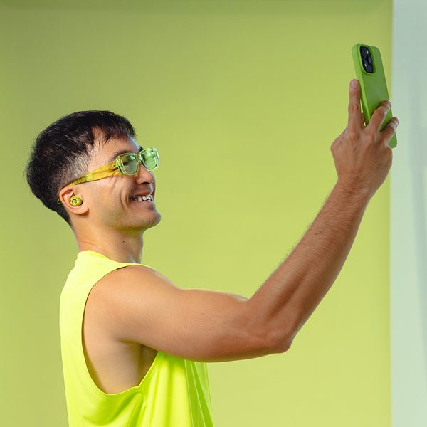 Auriculares Jlab Go Pop Anc True Wireless Stereo (Tws)  Bluetooth Verde Azulado, Transparente