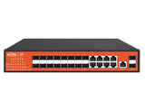 26-Ports Managed Gigabit  Switch - 18xsfp - 8xge