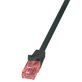 Cable Logilink Patch Cat6 Rj45torj45 U/Utp Bc1,50m Black, Lszh, Awg 24/7, Primeline