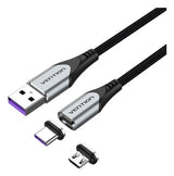 EAN 6922794752764 - Vention CQNHD cable USB USB 2.0 0,5 m USB A USB C/Micro-USB B 0,48 Gbit/s Negro imagen 1