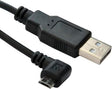 EAN 5706998675170 - Microconnect USBABMICRO3ANG cable USB USB 2.0 3 m Micro-USB B USB A Negro imagen 1