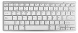 Teclado Silver Ht Inalambrico Bt V3.0 (Win And Ios Smarttv) Blanco Plata