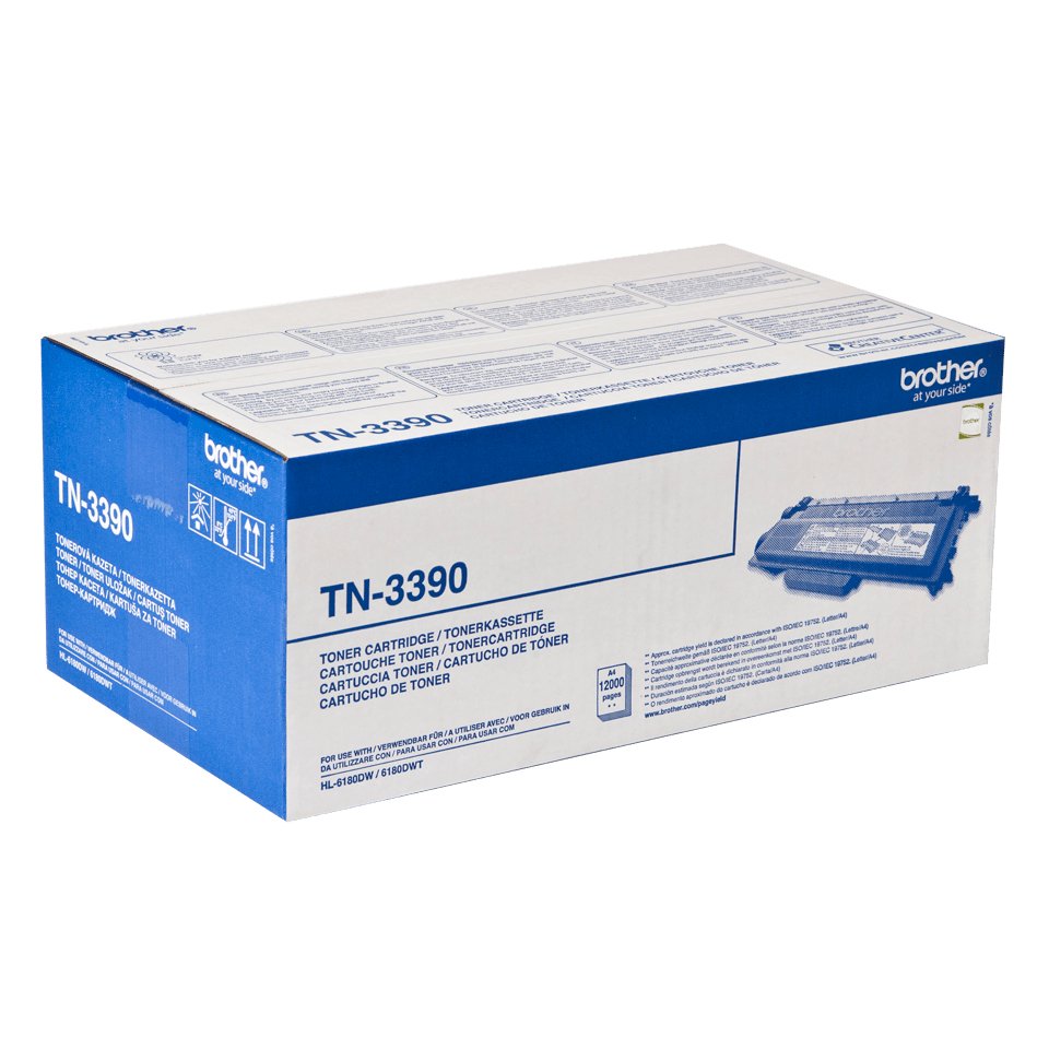 EAN 4977766708920 - Brother TN-3390 cartucho de tóner 1 pieza(s) Original Negro imagen 3