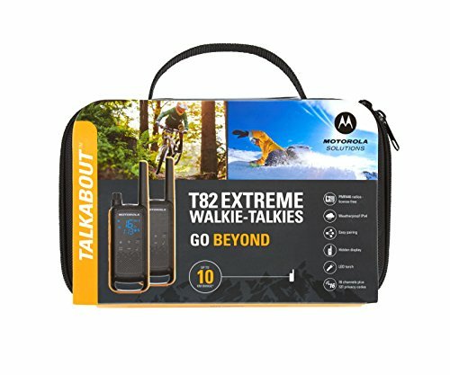 Walkie-Talkie Motorola Tlkr-T82extreme Negro Pack2 Pmr446/10km/16canales/Clip Cinturon/Vox/Impermeabl B8p00811ydemag