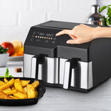 Extralink Home Air Fryer 10l (6l+4l) Eu Sj-1000 2500w