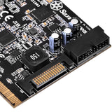 Silverstone Ecu05 Tarjeta De Expansión Pcie 2.0 Usb 3.0/Usb 3.1 Tipo-C