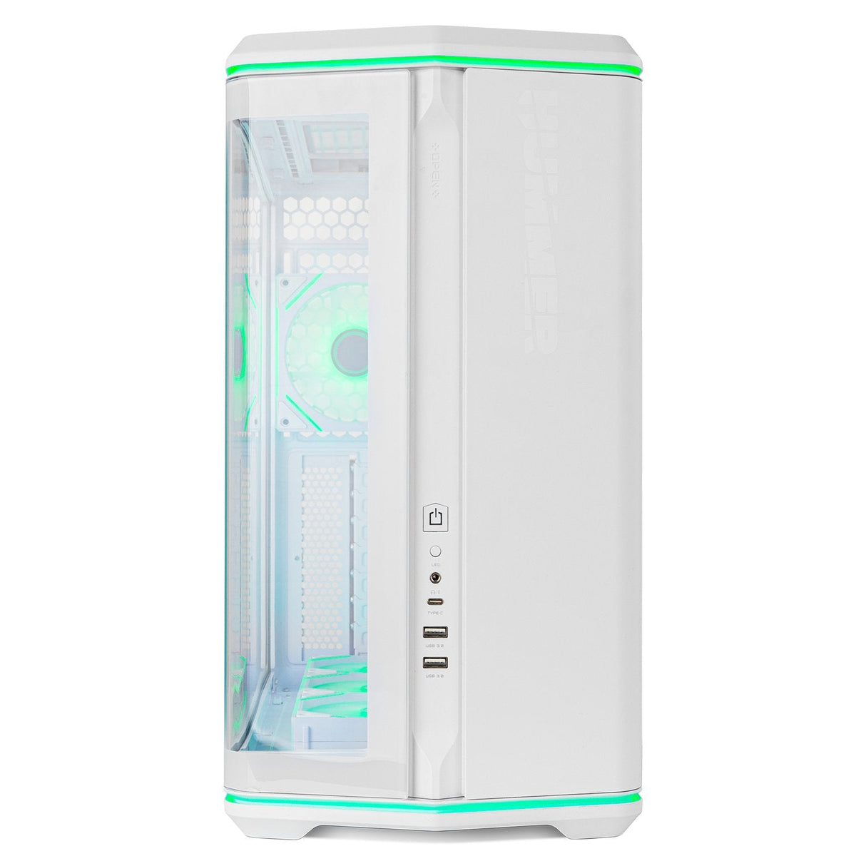Caja Gaming Semitorre Nox Hummer Anvil Blanca