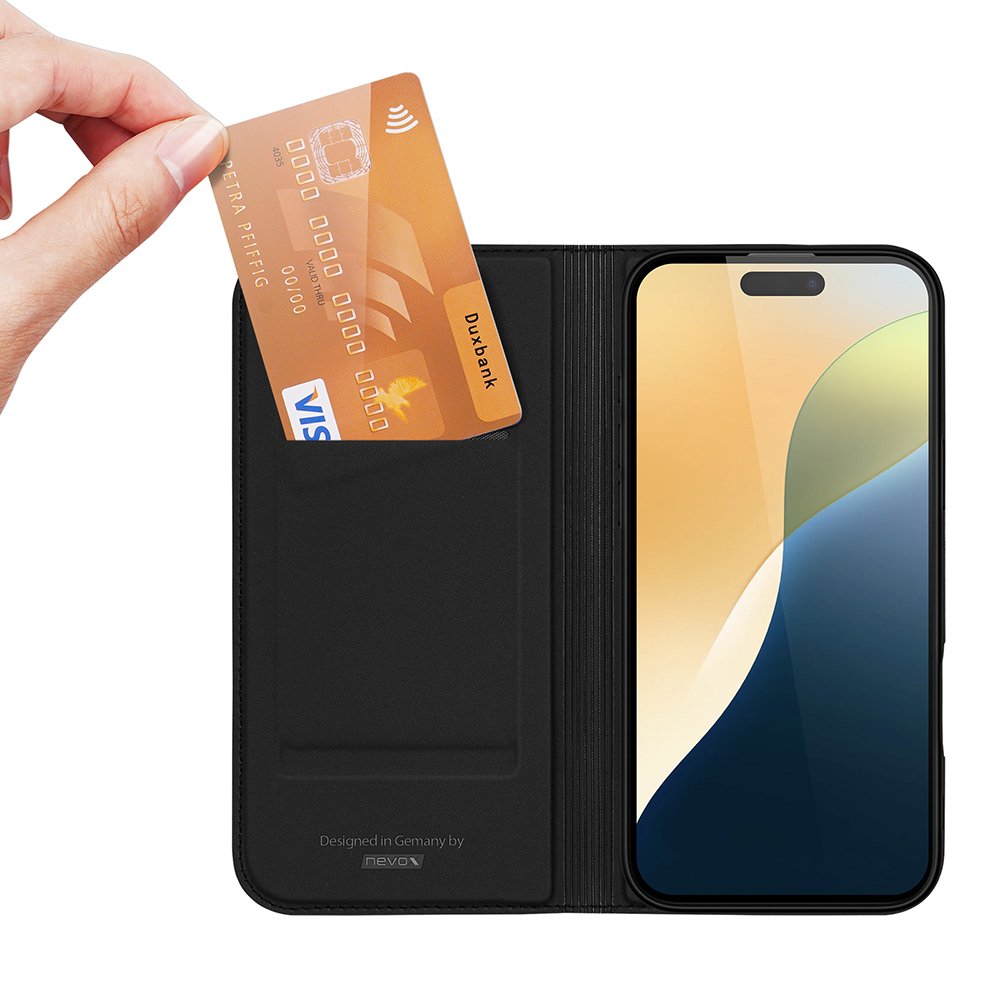 Nevox Vario Series Bookcase Iphone 16 Plus Schwarz