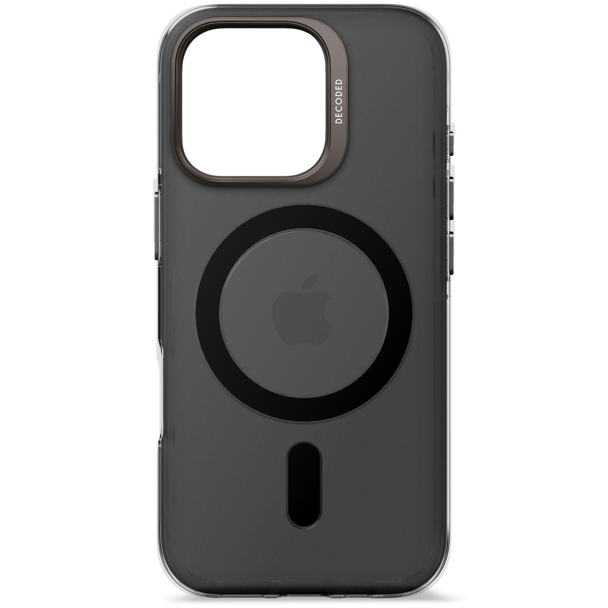 Decoded Recycled Plastic Backc. Iphone 16 Pro Transparent Black