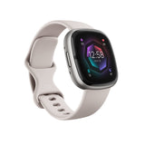 Smartwatch Fitbit Sense 2 Lunar White / Platinum