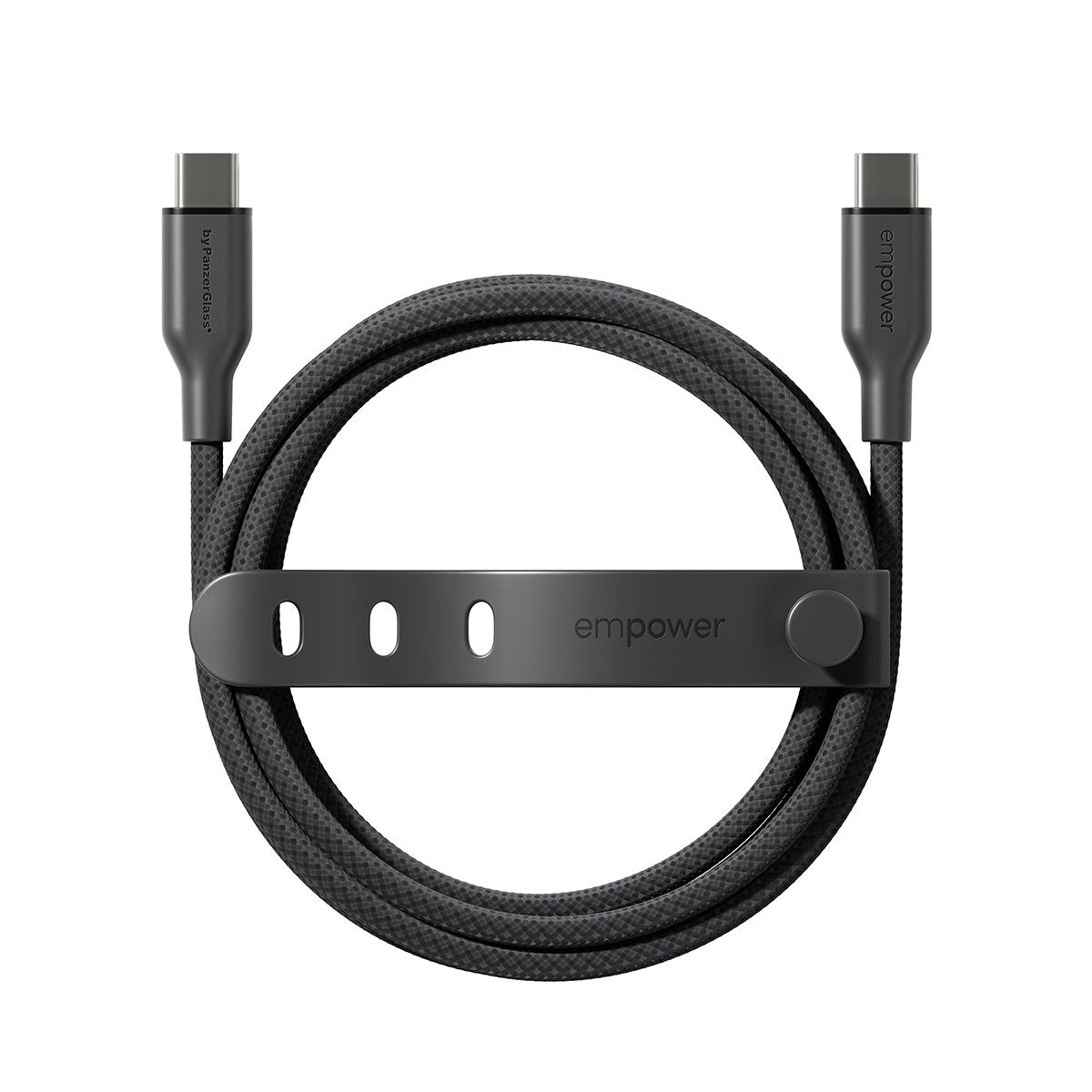 EAN 5715685027635 - PanzerGlass empower by ® Racing 60W USB-C to USB-C Cable | USB 2.0 | 2M | Space Black cable USB Negro imagen 4