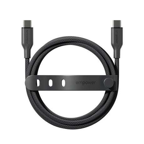 EAN 5715685027635 - PanzerGlass empower™ by ® Racing 60W USB-C to USB-C Cable | USB 2.0 | 2M | Space Black cable USB Negro imagen 4