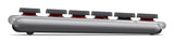 Lenovo 4y41v37355, Tenkeyless (80 - 87 %), Con Cable & Inalámbrico, Usb + Rf Wireless + Bluetooth, Optischer Schlüsselschalter, Led, Gris