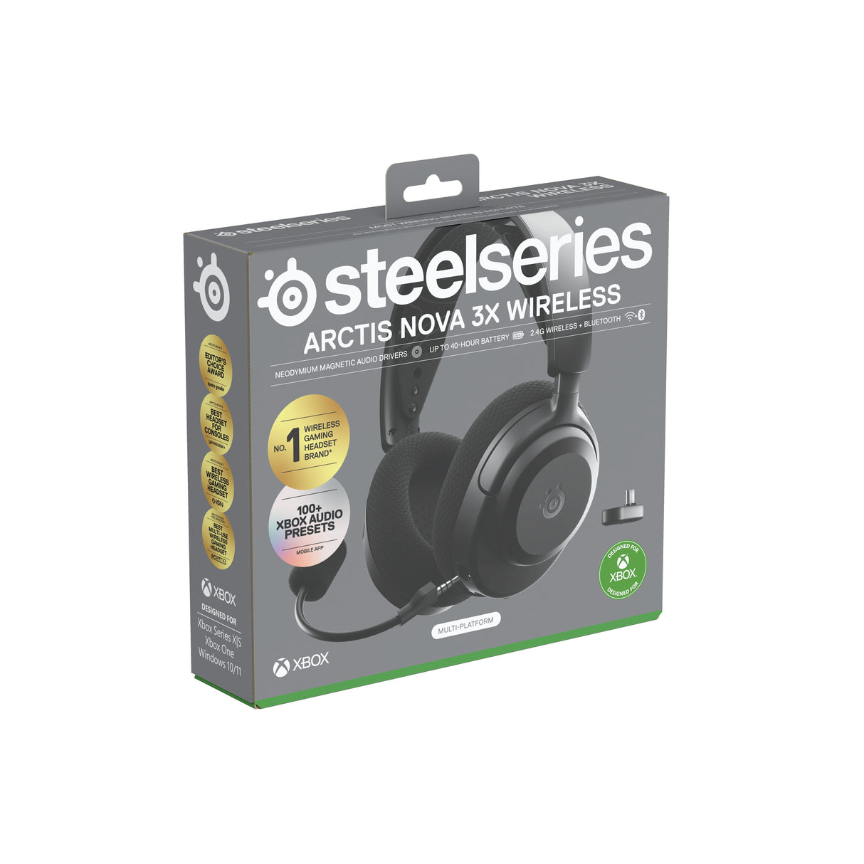 Auriculares Steelseries - Arctis Nova 3xw Negro (61689)