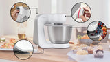 EAN 4242005501120 - Bosch Serie 4 MUM58200 robot de cocina 1000 W 3,9 L Blanco imagen 4