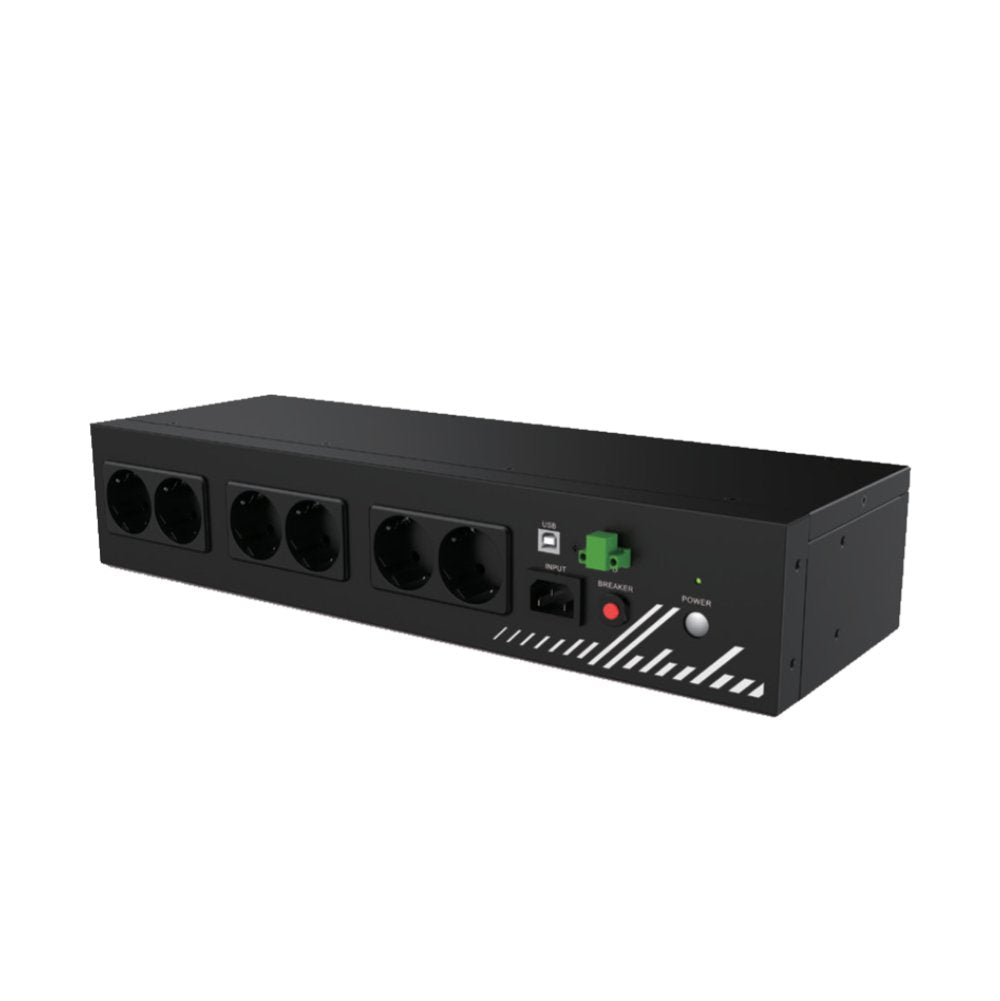 Unidad De Distribución Para Alimentación Phasak Compact 800 Va 9a 8x Schuko Formato Rack 2u