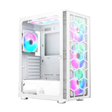 Caja Pc Montech X3 Glass Midi-Tower, Rgb, Temperojo Glass -Blanco