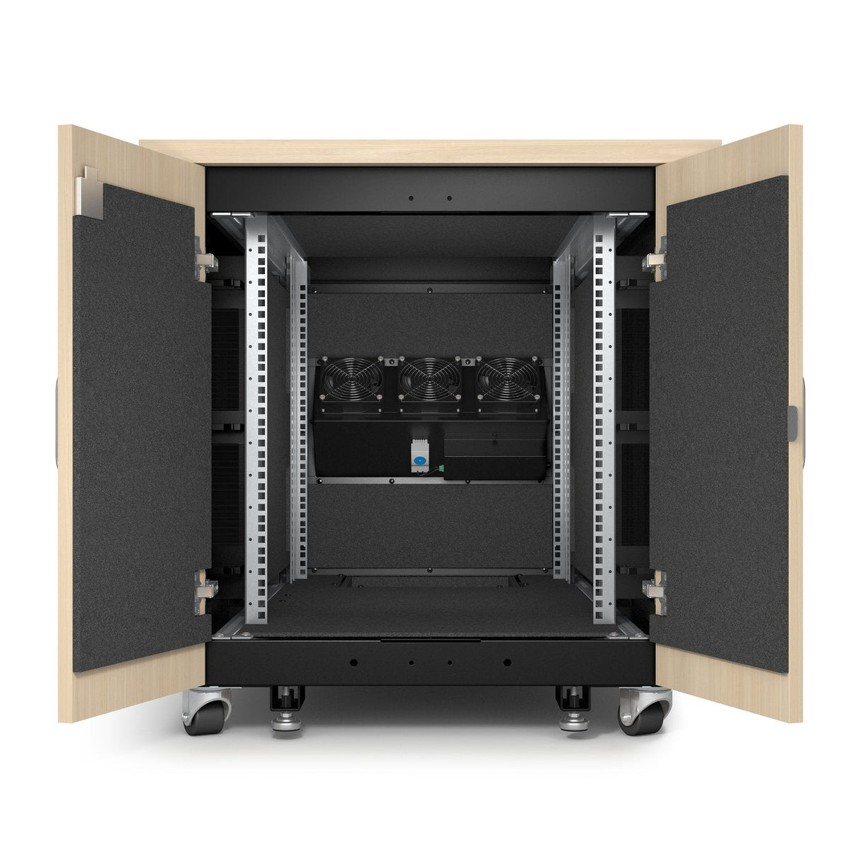 Apc Ar4012a Armario Rack 12u Rack O Bastidor Independiente Negro, Color Madera De Arce