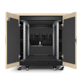 Apc Ar4012a Armario Rack 12u Rack O Bastidor Independiente Negro, Color Madera De Arce