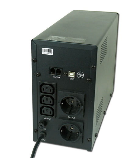 EAN 8716309080880 - Gembird EG-UPS-034 sistema de alimentación ininterrumpida (UPS) Línea interactiva 1,5 kVA 900 W 3 salidas imagen 3