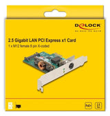 Pci Express X1 Netzwerkkarte 2,5 Gigabit Lan 1 X M12 Mit Poe+ Rtl