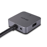 EAN 4002888433884 - Lindy 43388 hub de interfaz USB 3.2 Gen 1 (3.1 Gen 1) Type-A 5000 Mbit/s Negro, Gris imagen 3