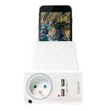 Steckdosenadapter2x  Usb-Port+L Adeschalefrankr.