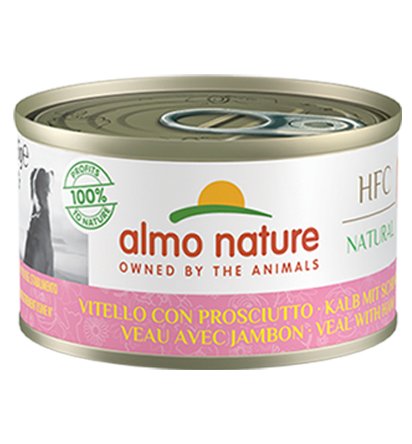 EAN 8001154124279 - Almo Nature 8001154124279 alimento húmedo para perros Jamón, Ternera Adulto 95 g imagen 1
