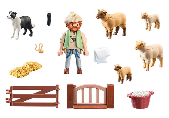 Playmobil 71444 Country Junger Schäfer Mit Schafen