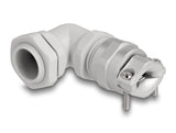 Delock 60594 Prensaestopas Con Alivio De Tensión Y Protección Contra La Flexión Ángulo De 90 ° Pg11 Gris