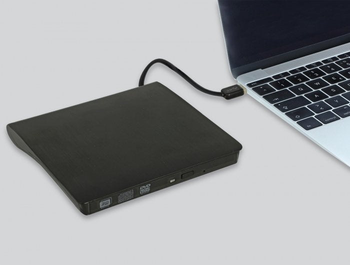 Delock Caja Externa Para Unidad Ultra Slim Sata De 5.25?, 9,5 Mm A Usb Tipo-A Macho