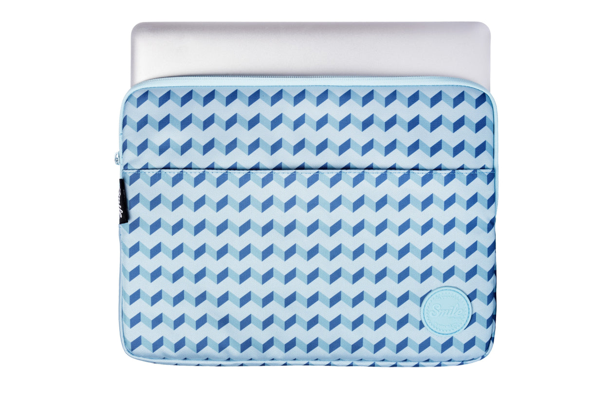 Funda Portatil Smile 13" Sleeve Geometric Blue