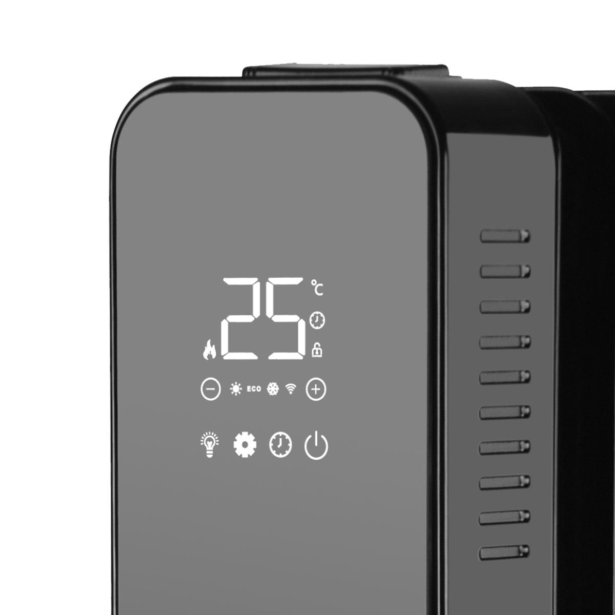 Radiador Haeger Digital Xi Interior Negro 2500 W De Aceite Eléctrico
