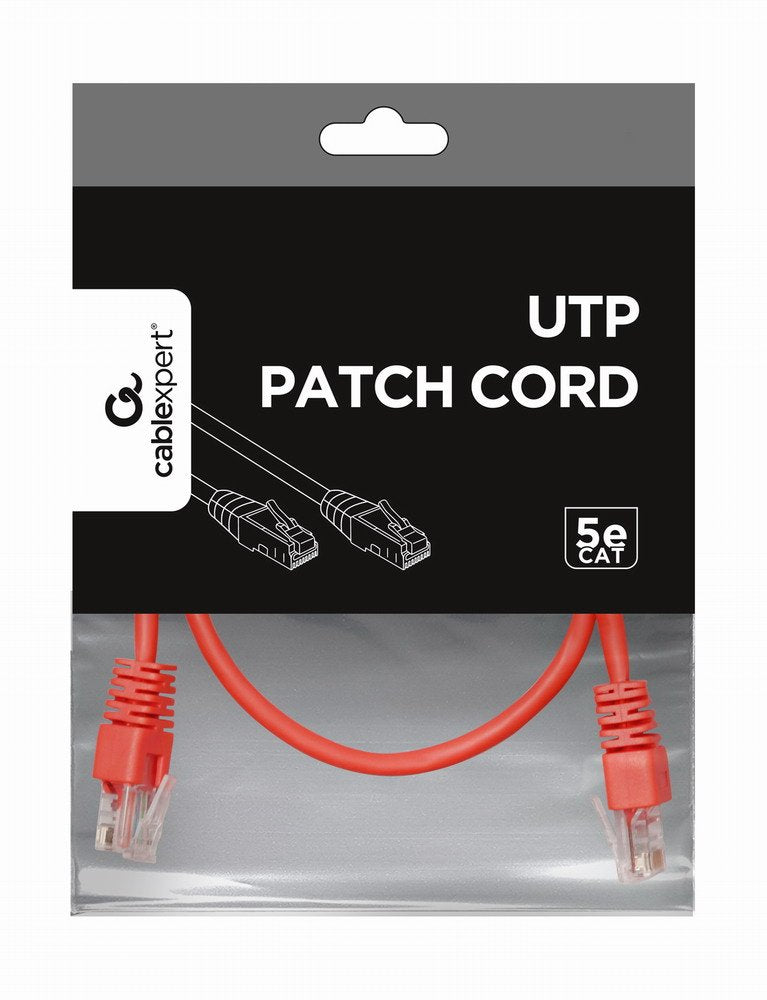 Gembird Cable De Red Utp Cat5e 0.50m Rojo