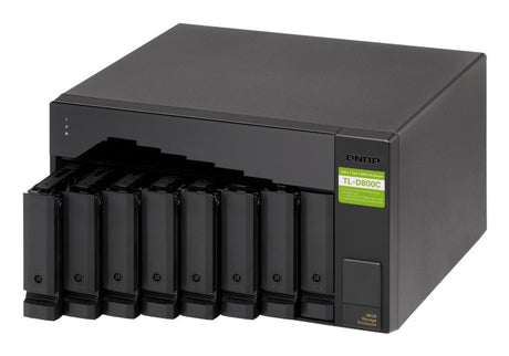 EAN 4713213516188 - QNAP TL-D800C caja para disco duro externo Carcasa de disco duro/SSD Negro, Gris 2.5/3.5" imagen 7