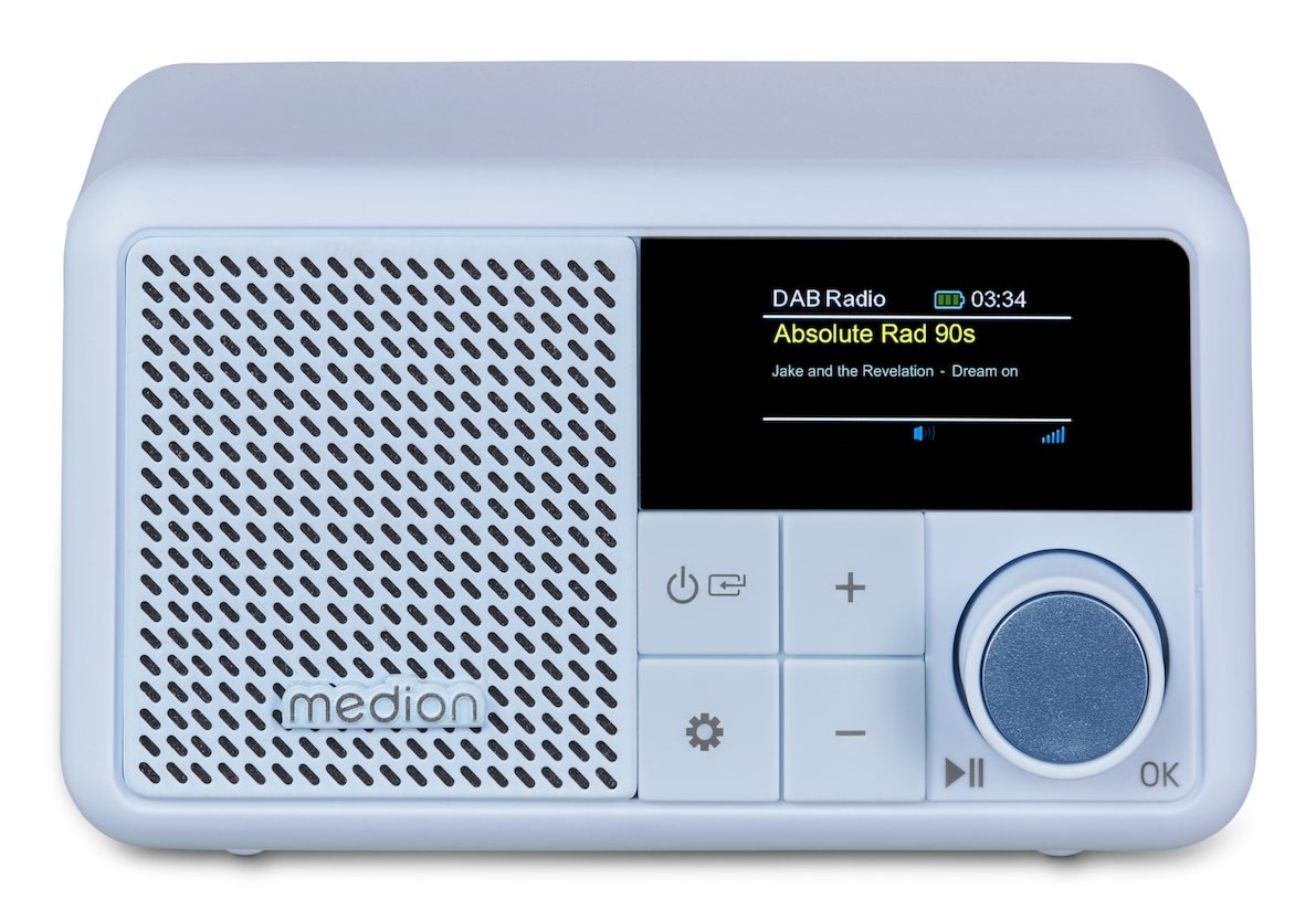 Medion Life® S66822 Tragbares Dab+ Radio Blau