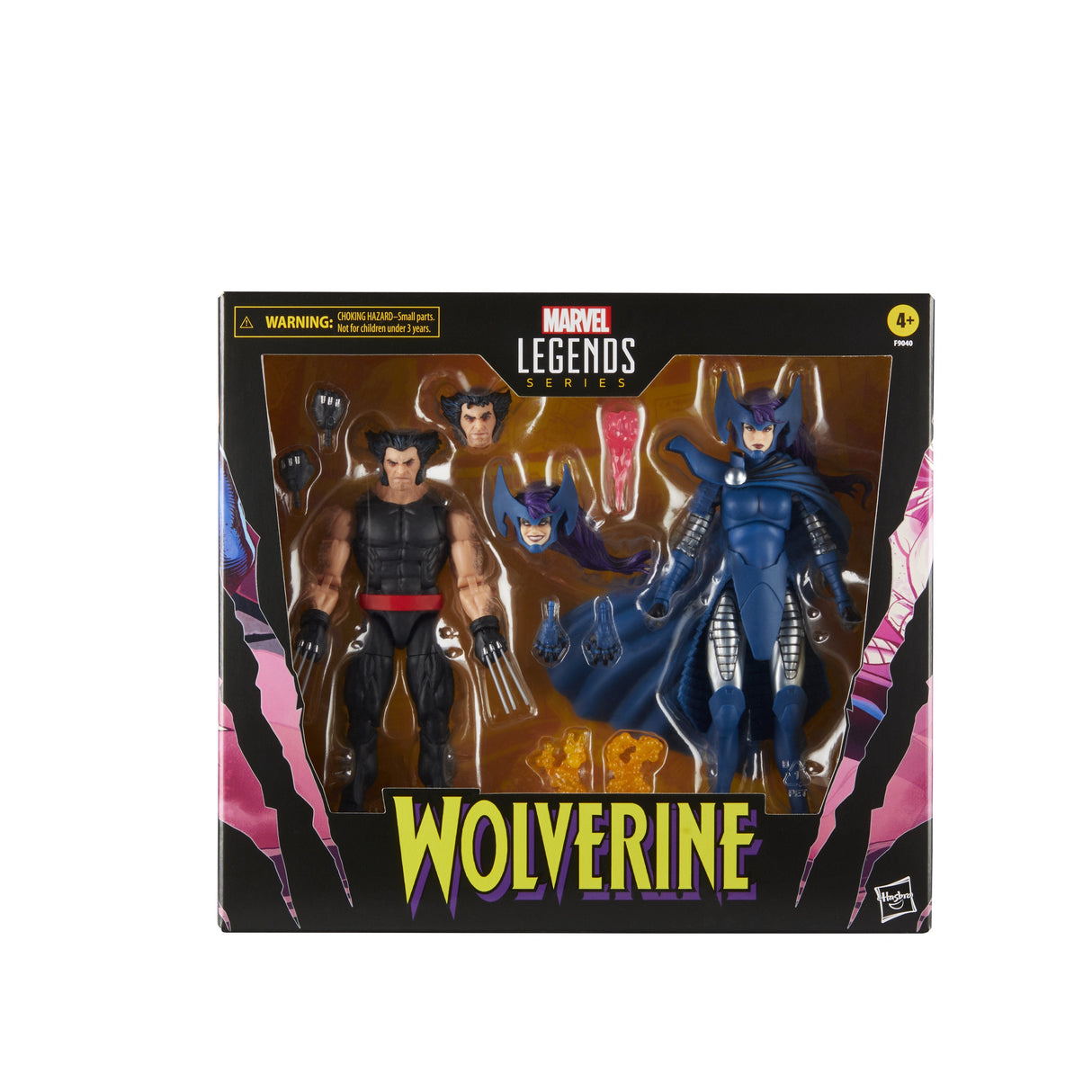 Set Figuras Hasbro Marvel Legends Series Wolverine & Lady Psylocke
