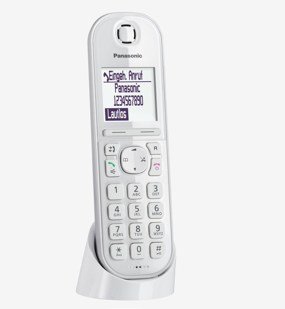 Teléfono Panasonic Kx-Tgq200gw Blanco Cat-Iq 2.0