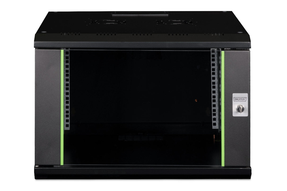 EAN 4016032257622 - Digitus DN-19 07U-6/6-SW armario rack 7U Bastidor de pared Negro imagen 3