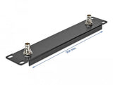 10? Panel Mit 2 X Bnc Buchse 1 He Schwarz