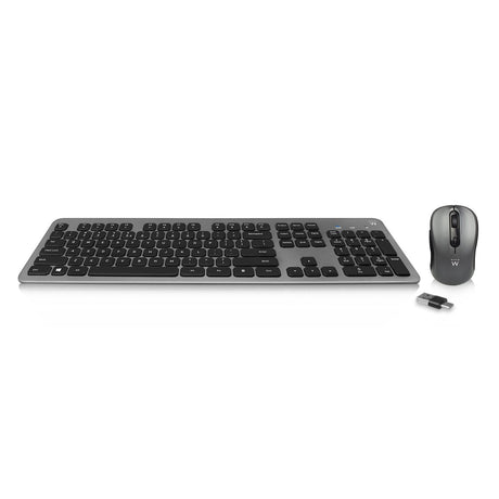 EAN 8052101431841 - Ewent EW3272 teclado Ratón incluido Universal RF inalámbrico QWERTY Español Negro imagen 1