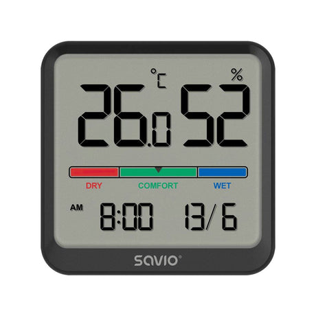 EAN 5901986048398 - Savio CT-01/B sensor de temperatura y humedad Interior Independiente imagen 1