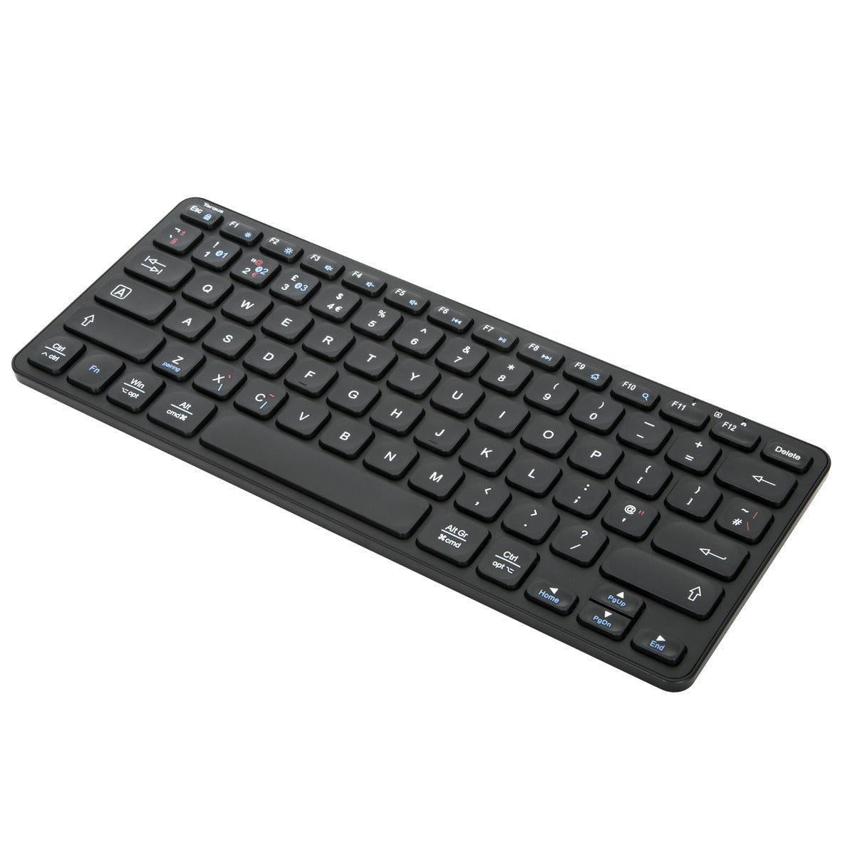 Targus Teclado Compacto Multidispositivo Antimicrobiano Inalámbrico Bluetooth 5.1 Qwerty Reino Unido Negro B2b