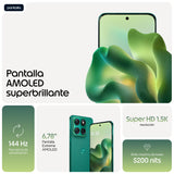 EAN 0840493611174 - Motorola edge 70 fusion 17,2 cm (6.78") SIM doble Android 16.0 5G USB Tipo C 8 GB 256 GB 5200 mAh Verde imagen 7