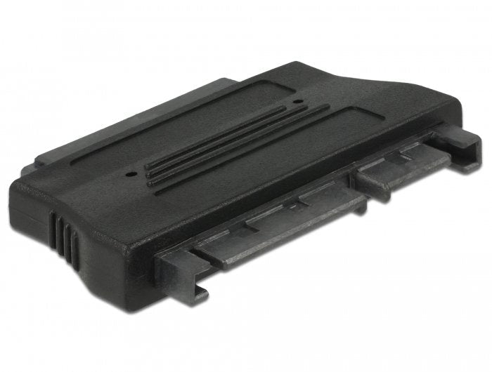 Delock - Adaptador (Sata De 22 Pines A Micro Sata De 16 Pines), Sata 22 Pin, Micro Sata 16 Pin, Macho/Hembra, Negro